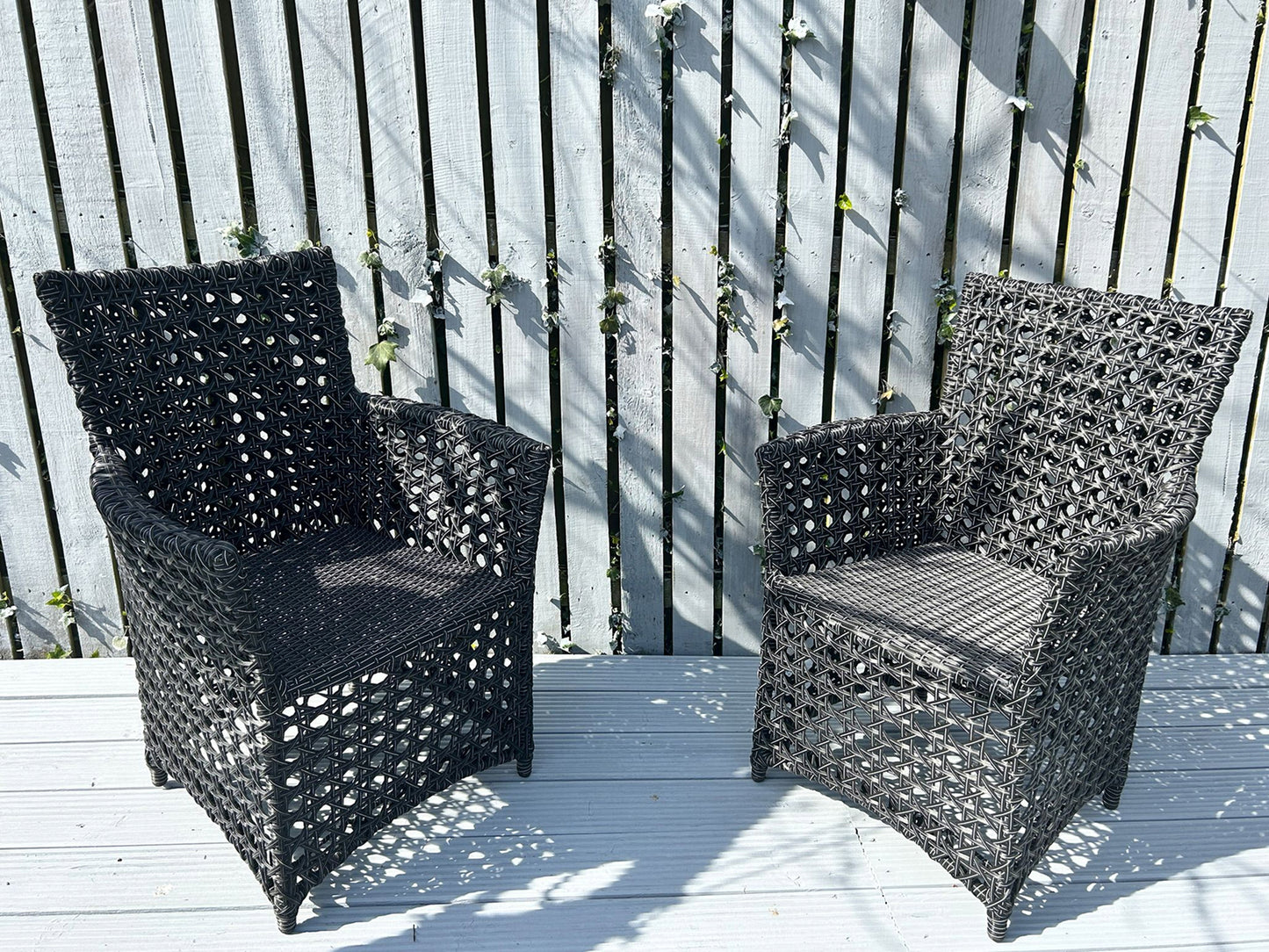 Handmade 5-Piece Rattan Garden Dining Set