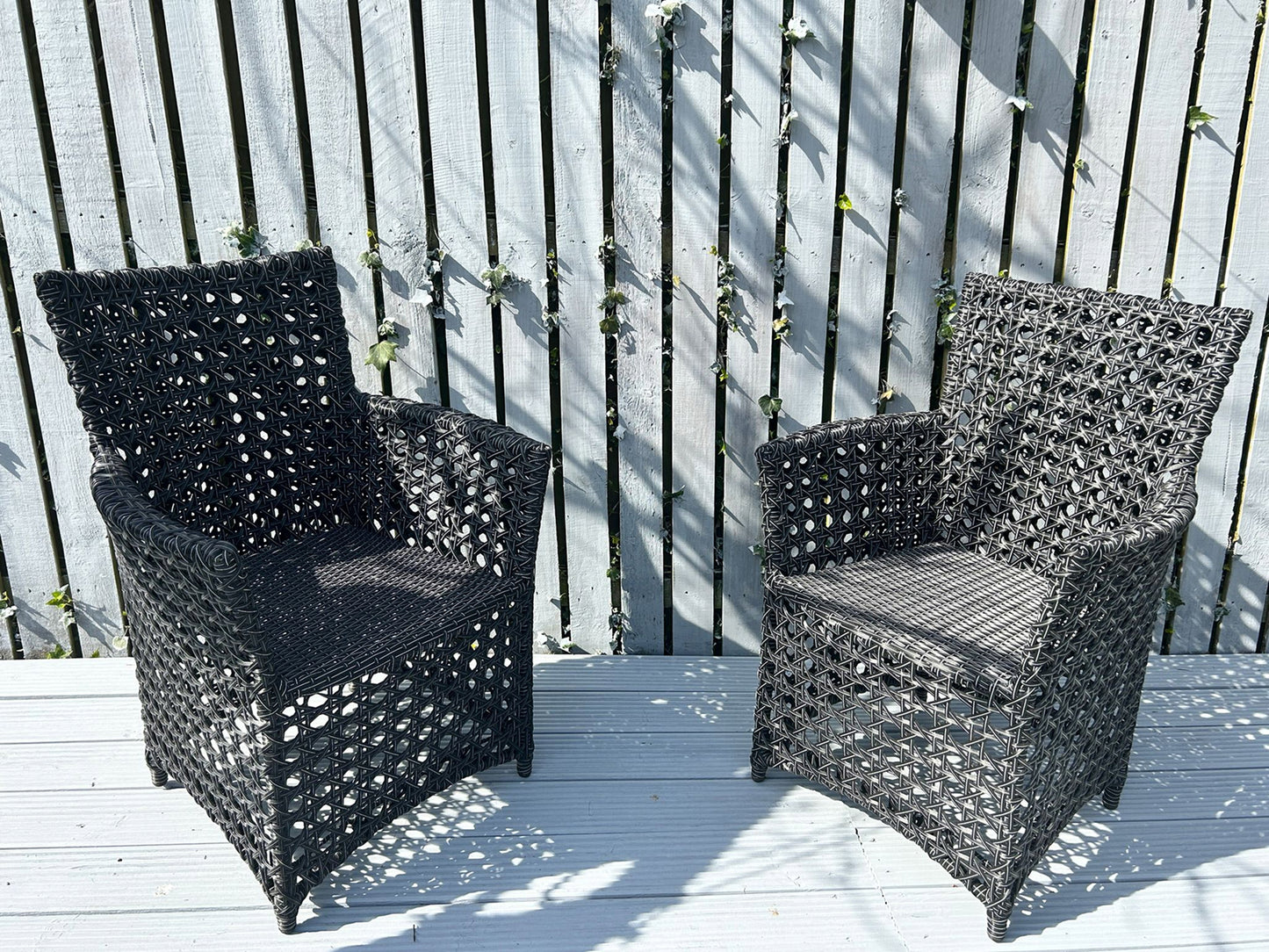 Handmade 5-Piece Rattan Garden Dining Set